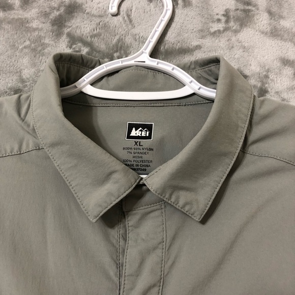 REI Long Sleeve Men Shirt Size XL Outdoors Hiking Adventure Stretch - Picture 3 of 12